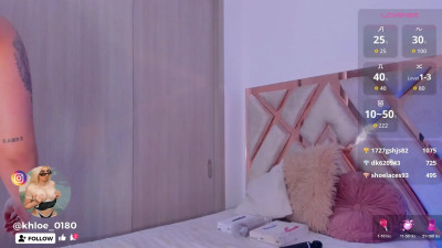 Watch khloe_018 recorded live streams from Chaturbate on 2025/11/01, Cam Archive