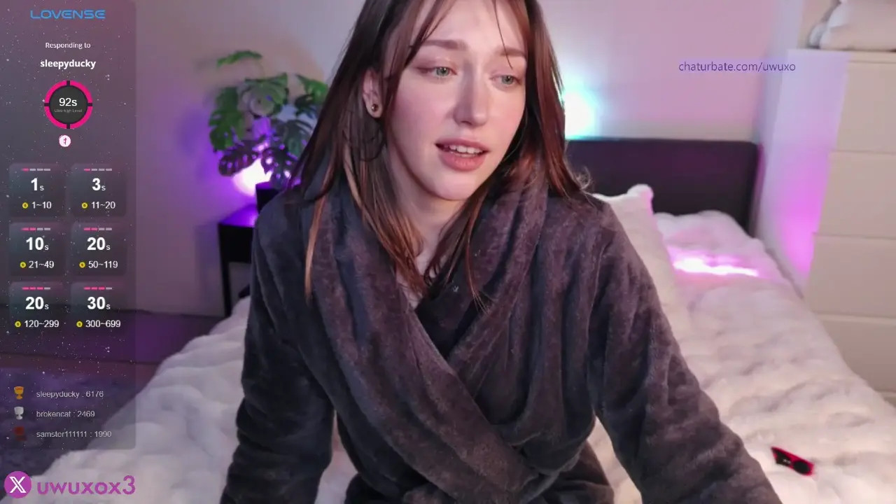 Watch uwuxo recorded live streams from Chaturbate on 2026/03/22, Cam Archive